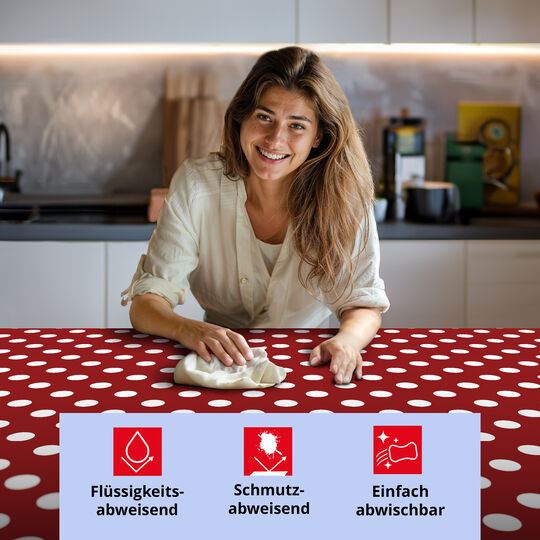 Tischdecke Manhattan Venita rot image number null